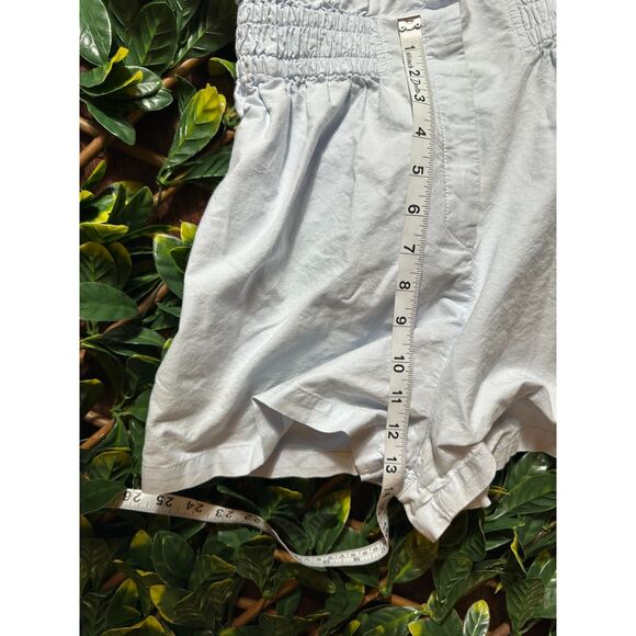 Zara Baby Blue Shortall Jumpsuit Size Medium - Picture 6 of 8